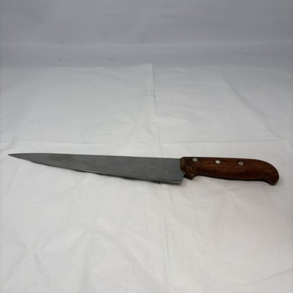 Vintage Erik Anton Berg Rostfri 9 1/2" Stainless Fish Knife Made In Sweden